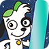小狗多吉滑雪