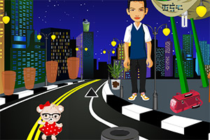 ���ڸ��ٹ�·��Ů��